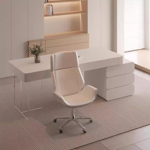 <span class=keywords><strong>Mesa</strong></span> de <span class=keywords><strong>ordenador</strong></span> de escritorio de piedra sinterizada de diseño moderno con cajón para Boss Home Writing Beauty <span class=keywords><strong>Salon</strong></span> Office Building - Product Image 3