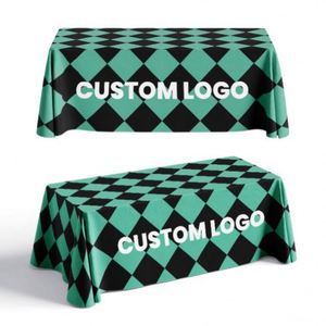 ผ้าปูโต๊ะโพลีเอสเตอร์แบบพับได้ ขนาด 6 ฟุต 8 ฟุต พร้อมพิมพ์โลโก้แบรนด์ตามสั่ง สำหรับงานแสดงสินค้า นิทรรศการ และงานอีเว้นท์ - Product Image 5