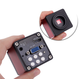 Microscope numérique industriel HD avec caméra CCD rouge, support flexible, électronique, vidéo numérique, soudage, VGA 1080p - Product Image 2