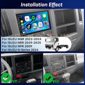 Radio Estéreo para Auto Android 14 de 7 Pulgadas para Camioneta Isuzu Serie N NNR/NPR/NPS/NQR 2009-2020, Carplay, Android Auto con WiFi, FM/AM/RDS - Product Image 2