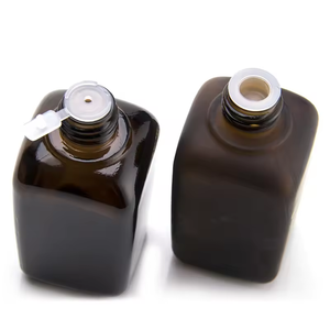 Заводская цена 10 мл 30 мл 50 мл 100 мл квадратная янтарная бутылка с эфирным маслом стеклянная бутылка с распылителем для масляной упаковки - Product Image 5
