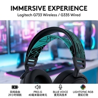 G733 Pengganti Tali Headset G733, Bagian Atas, Bantalan, Aksesoris, Kompatibel dengan Headset Gaming Logitech G733 Wireless dan G335 Wired