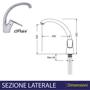 KLINT-Mezclador Monomando de fregadero, limpiador multiusos cromado - Product Image 4