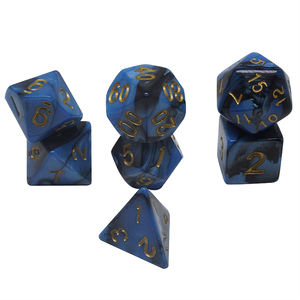 Rpg juego de dados genial Mix-color dados de 7 unids/set Dnd cubo juegos de dados para juego de tablero/juego de rol para regalo Dnd Rpg - Product Image 6