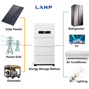Système de stockage d'énergie tout-en-un hors réseau et connecté au réseau 10kWh 15kWh 20kWh 102.4V Batterie lithium empilable hybride pour la maison HPIXP Fle - Product Image 3