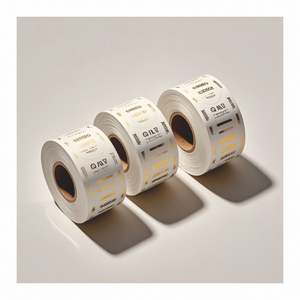 Lebel d'autocollant de logo de produit d'emballage cosmétique de feuille d'or de haute qualité - Product Image 5