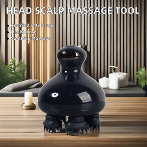Machine de massage du <span class=keywords><strong>cuir</strong></span> <span class=keywords><strong>chevelu</strong></span> électrique Brosse à cheveux Applicateur d'huile Outil de douche <span class=keywords><strong>pour</strong></span> les soins relaxants du <span class=keywords><strong>cuir</strong></span> <span class=keywords><strong>chevelu</strong></span> - Product Image 6