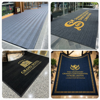 Tapis de sol en textilène PET écologique antidérapant, sur mesure, pour entrée de bureau, hall, ascenseur, porte
