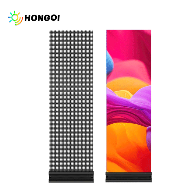 Ultra-thin 90% High-transparency Holographic LED Screen Displaying LED Transparent Glass Window Video Wall Panel