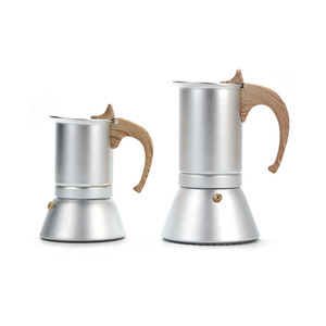 3/6 tazas Nordic <span class=keywords><strong>Metal</strong></span> Espresso Maker Pot 100% Aluminio Italiano y Cubano Mocha <span class=keywords><strong>Cafetera</strong></span> - Product Image 3