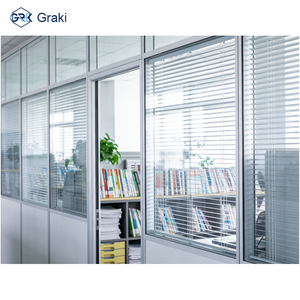 <span class=keywords><strong>Cloison</strong></span> de bureau en aluminium de 90 mm avec un design moderne et une absorption <span class=keywords><strong>acoustique</strong></span> très efficace - Product Image 4