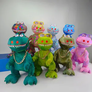 Dinozorlar şarkı dans müzik konuşurken oyuncaklar salıncak Dinosaur nosaurus Rex elektrikli çocuk bebek hediye dinozor eğlenceli peluş oyuncaklar