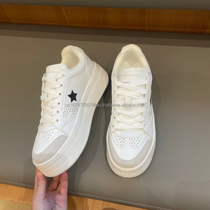 Zapatillas de Plataforma de Cuero para Mujer, Nuevos Estilos de Lujo, Transpirables, Casuales, Deportivas de Verano, con Aumento de Altura, Estilo Chunky - Product Image 6