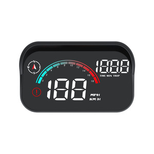 <span class=keywords><strong>Affichage</strong></span> tête <span class=keywords><strong>haute</strong></span> LED <span class=keywords><strong>haute</strong></span> luminosité, <span class=keywords><strong>mini</strong></span>-compteur de vitesse, boussole, <span class=keywords><strong>affichage</strong></span> de l'heure et de la tension pour toutes les voitures et camions - Product Image 1