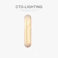 Applique murale LED en marbre naturel et cuivre, design nordique de luxe moderne, 2700K doux, 220V, pour salon et chambre à coucher XH-6886