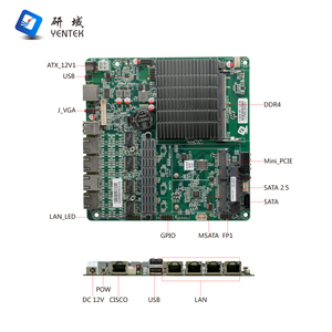 Serveur d'usine, nouvelle carte mère Firewal J4125 DDR3L Pfsense VGA COM 6 USB Mini PCIe 4 LAN - Product Image 3