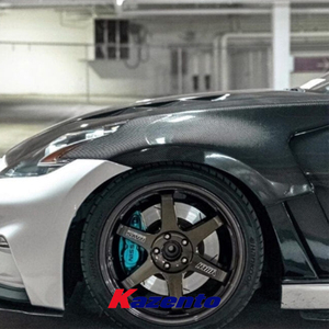 Per <span class=keywords><strong>Nissan</strong></span> <span class=keywords><strong>370Z</strong></span> Z34 2009 + EPA stile in fibra di carbonio parafango anteriore di raffreddamento ventilato - Product Image 5