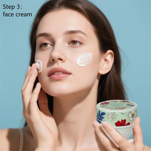 <span class=keywords><strong>Mini</strong></span> Set Regalo di Lusso per la Skincare a Base di Erbe per Ragazze Femminili 3 Pezzi Crema 50g Profumo Floreale Packaging Trendy Personalizzato Argilla Rosa - Product Image 6