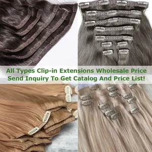 Großhandel 100 % menschlicher Clip Haarverlängerung natürliches Haar afro krauses lockiges Clip im menschlichen Haar