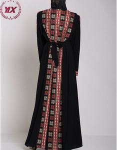 Nouvelle Version 2023 Robe Musulmane Jeseena Élégante Brodée Style Palestinien Moderne <span class=keywords><strong>Longue</strong></span> <span class=keywords><strong>Jupe</strong></span> Musulmane Baju Kurung - Product Image 2