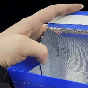 Bolsa Térmica Multicolor de Tela No Tejida con Aislamiento de Aluminio para Llevar Bebidas Frías y Calientes, Entrega de Café - Product Image 5