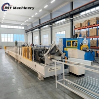 Máquina de Fabricación de Rieles Totalmente Automática de 0.5-1.2mm, Controlada por PLC, con Motor y Bomba, Forja en Frío, Alta Precisión, Fácil Operación