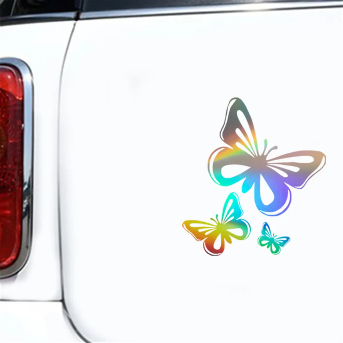 Charm Butterfly Letters Sticker Vinyl Decal Car Window Wall Bumper Decor Gift Die Cut Decals Latop window Glass