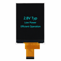 2,4 Zoll TFT LCD Displaymodul 240x320 IPS Bildschirm 22-Pin FPC Zugangskontrolle Smart Lock Projektlösung SITRONIX ST7789P3