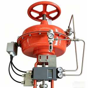 Válvula de Control Industrial de 4 Pulgadas, de Acero al Carbono Fundido y Forjado, con Característica de Flujo Lineal, Tipo <span class=keywords><strong>Porcentaje</strong></span> Igual, con Brida, PN 16 - Product Image 3