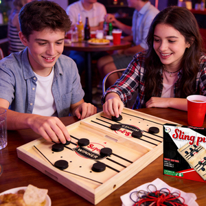 <span class=keywords><strong>Jeu</strong></span> de fléchettes rapides - Table de baby-foot ultra rapide, <span class=keywords><strong>jeu</strong></span> de société de hockey aérien en bois <span class=keywords><strong>pour</strong></span> bataille de bureau - Product Image 3