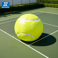 Balle de tennis gonflable géante, modèle gonflable pour événements sportifs, modèle publicitaire gonflable