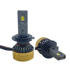 Bombilla LED Canbus M63 de 65W y 9000Lm para Faros Delanteros H7 H4 H11 9005 con Controlador Externo y Ventilador de Refrigeración Dorado para Automóviles - Product Image 2