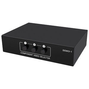 Caja Conmutadora de <span class=keywords><strong>Video</strong></span> AV de 3 Entradas y 1 Salida, 3 Puertos, 5 RCA, Cable YPbPr, Selector de Componentes RGB, Conmutador AV de 3 Vías, Plug and Play - Product Image 2