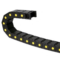 Connecteur d'extrémité de chaîne porte-câbles, support de fixation, joint d'extrémité de chaîne porte-câbles, maillons de porte-câbles en plastique