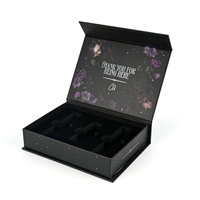 Boîte cadeau en papier recyclable écologique personnalisée de haute qualité avec gaufrage pour ensembles de maquillage, collections cosmétiques, beauté de luxe