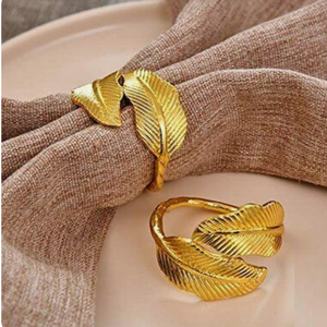 Affordable <b>Table</b> Accessories Metal Napkin Ring Wedding Gold Finished Napkin Ring Wedding <b>Table</b> <b>Cloth</b> Ring - Product Image 3