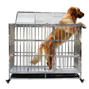 Langle Collapsible aluminum Dog Metal Cage Dog Kennel pet cage manufacturer from china