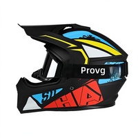 Casque de moto tout-terrain exclusif transfrontalier certifié DOT en ABS, unisexe, pour VTT et rallye, personnalisation du logo OEM