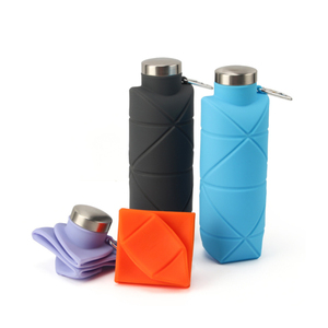Bouteille d'eau pliable en silicone 700 ml, <span class=keywords><strong>mini</strong></span>-gourde portable pour activités de plein air, voyages et sports - Product Image 3