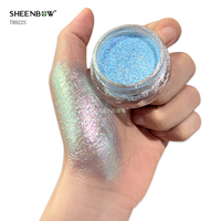 Poudre Pigmentée Multichrome SHEENBOW à Effet Holographique Intense et Irisé pour Maquillage Corporel et Fard à Paupières