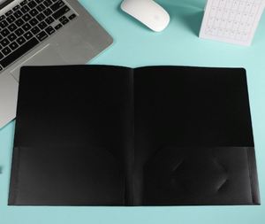 Custom logo Office Supplies Pp Material File <b>Folder</b> With Two Pockets <b>A4</b> Size Document File <b>Folder</b> - Product Image 3