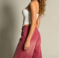 Pantalones Vaqueros Elásticos de Talla Grande para Mujer, Cintura Media, Control de Abdomen, Pierna Ancha, Holgados, Ecológicos, Transpirables, Cómodos e Informales