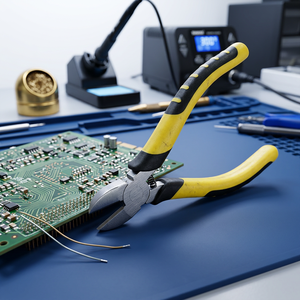 Alicates de Corte Diagonal de Precisión de 155 mm (6 Pulgadas), Alicates de Corte Diagonal, Pelacables de Precisión para Electrónica - Product Image 6