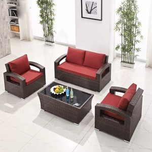 Garden Modern Patio Furniture Outdoor Set <b>Rattan</b> <b>Sofas</b> With Waterproof Cushion - Product Image 5