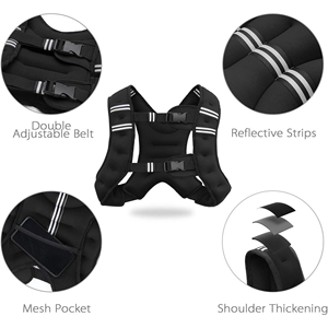 Chaleco con Peso Ajustable para Hombre y Mujer, Venta al por Mayor de Fábrica, Chaleco Multifuncional para Entrenamiento al Aire Libre, Fitness, Deportes, para Correr - Product Image 6
