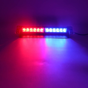 Luces Estroboscópicas de Emergencia de 12 LED para Tablero, Color Ámbar y Rojo, Advertencia de Seguridad, Luces de Peligro para Interior, Parabrisas, Barra de Luces de Advertencia de Tráfico con Interruptor - Product Image 6