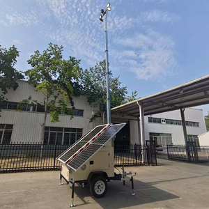 Di động di động ánh sáng tháp với LED chiếu sáng trắng Phát ra năng lượng mặt trời hệ thống năng lượng IP65 đánh giá năng lượng mặt trời Trailer cho bán - Product Image 5