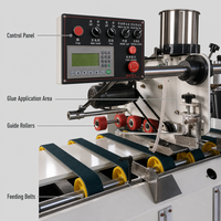 Machine à plier et à coller les boîtes en carton ondulé semi-automatique BZD-2800 avec colle froide