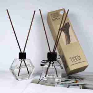 Tùy chỉnh bao bì 100ml/ <span class=keywords><strong>200ml</strong></span> khuếch tán Nước hoa fireless hương liệu sậy khuếch tán chai với nắp dính Kraft Giấy hộp quà tặng - Product Image 5