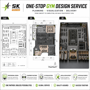 Equipo de Gimnasio Comercial SK, Juego Completo de Equipos de Gimnasio <span class=keywords><strong>para</strong></span> Centro de Fitness, Solución Integral, Fábrica OEM ODM en China - Product Image 4